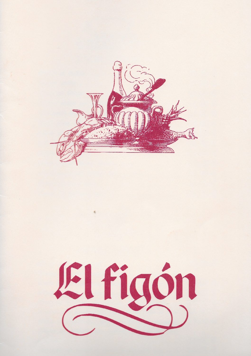 Carta del restaurante